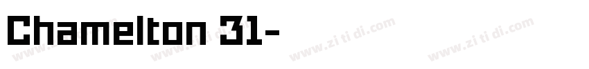 Chamelton 31字体转换